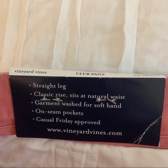 NWT Vineyard Vines Men’s Club Pant Jetty Red - Picture 4 of 6